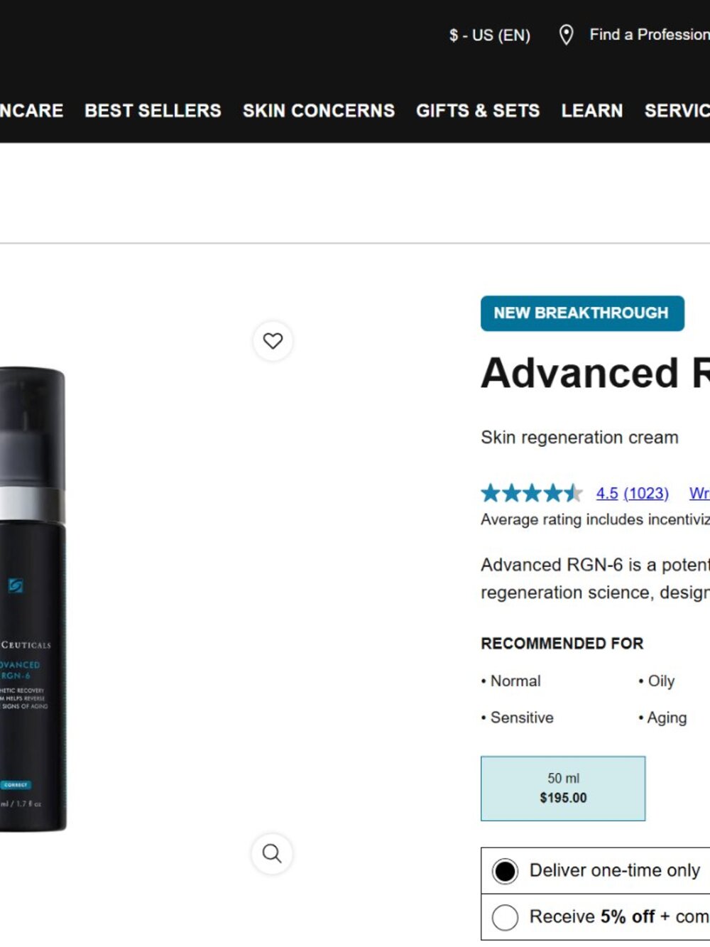 Skinceuticals Advanced RGN-6 - Picture 5 of 5